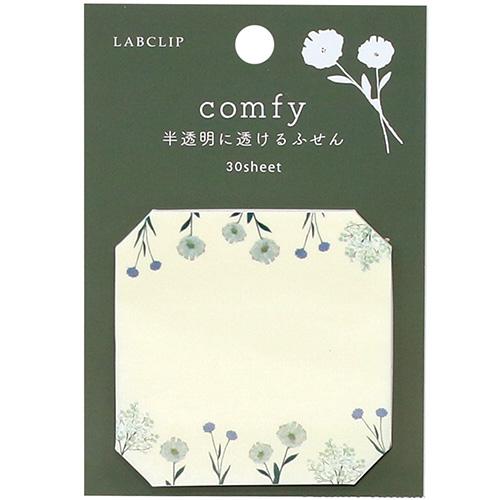 【代購】【LABCLIP】Comfy 纖細小花便利貼 ‧ 綠色