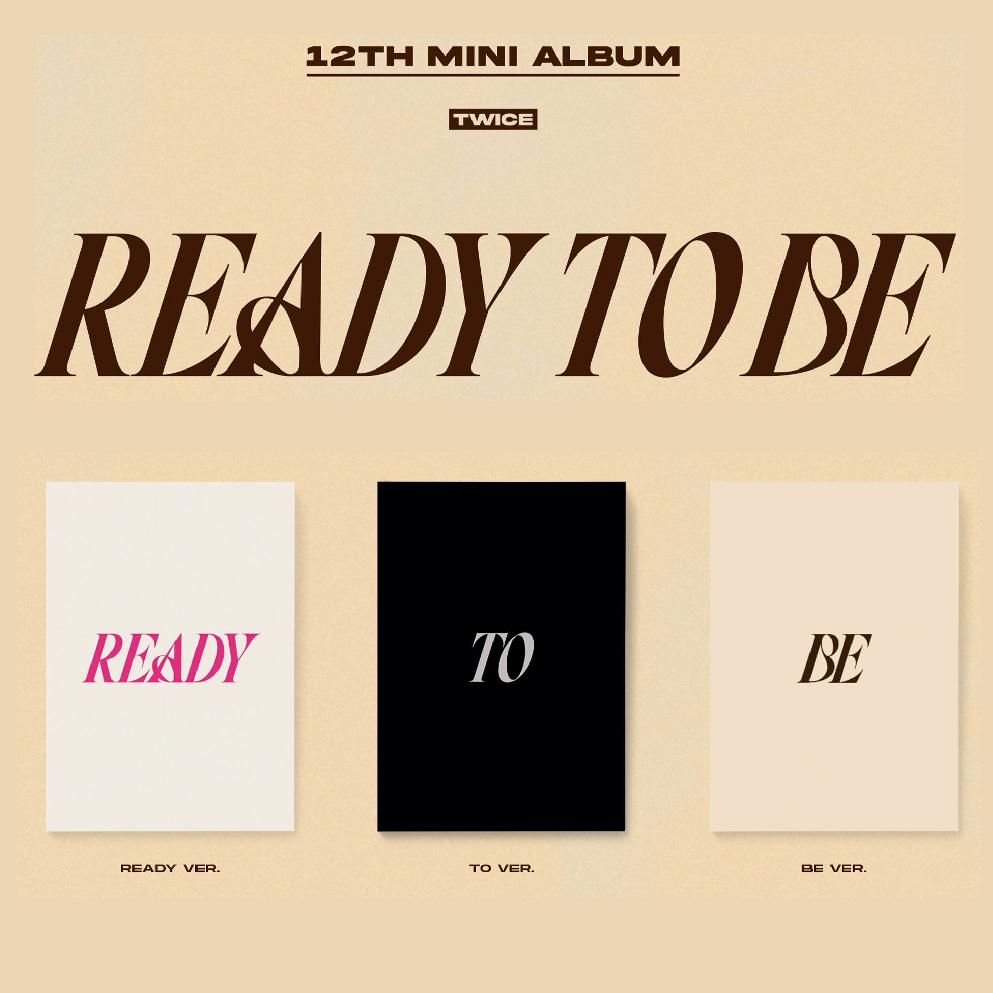 【代購】TWICE - READY TO BE (12TH MINI ALBUM) 迷你十二輯 BE VER (韓國進口版)