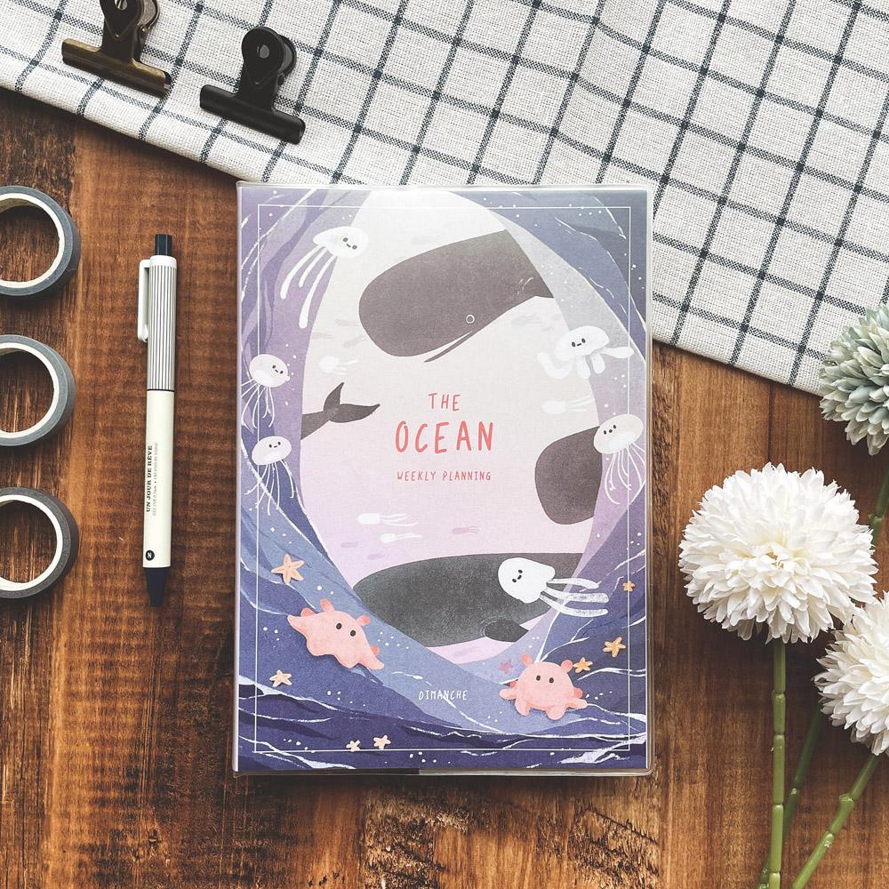 【代購】The Ocean 週計畫手帳套組v.2  [深海紫]