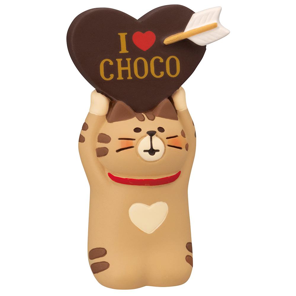 【代購】【DECOLE】concombre I❤CHOCOLATE 命中巧克力紅心貓貓