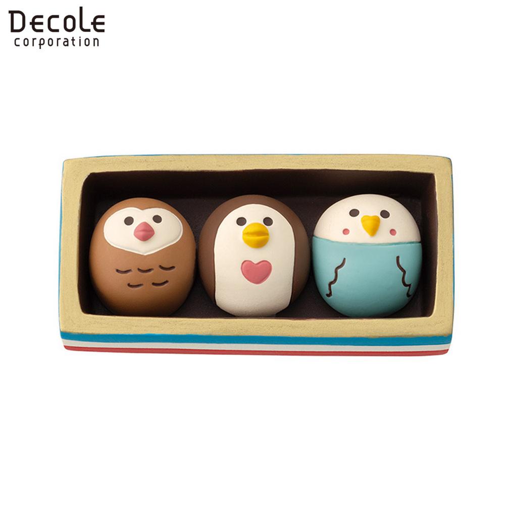 【代購】【DECOLE】concombre Bonjour Chocolat  3色小鳥巧克力禮盒