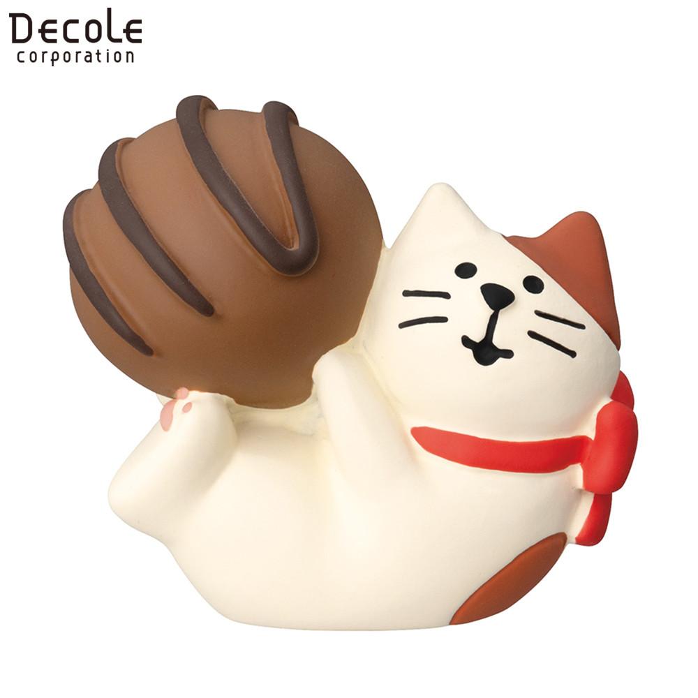 【代購】【DECOLE】concombre 甜點店  巧克力踢踢貓