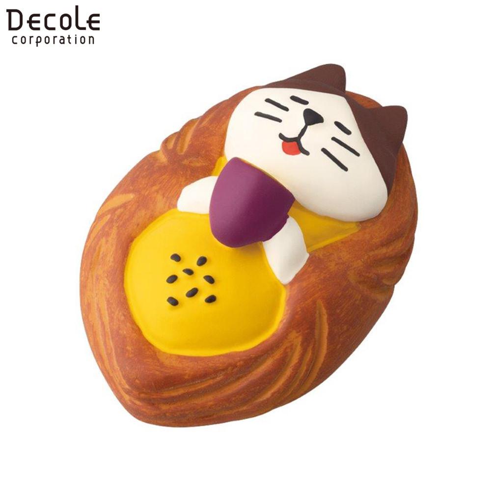 【代購】【DECOLE】concombre 山貓麵包店 悠閒麵包祭典  陶醉在地瓜丹麥麵包裡貓貓
