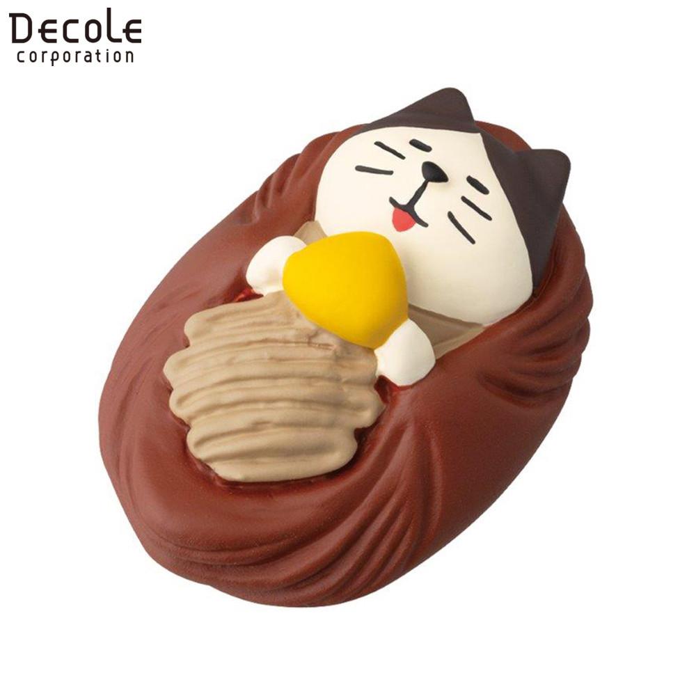 【代購】【DECOLE】concombre 山貓麵包店 悠閒麵包祭典  陶醉在栗子丹麥麵包裡貓貓