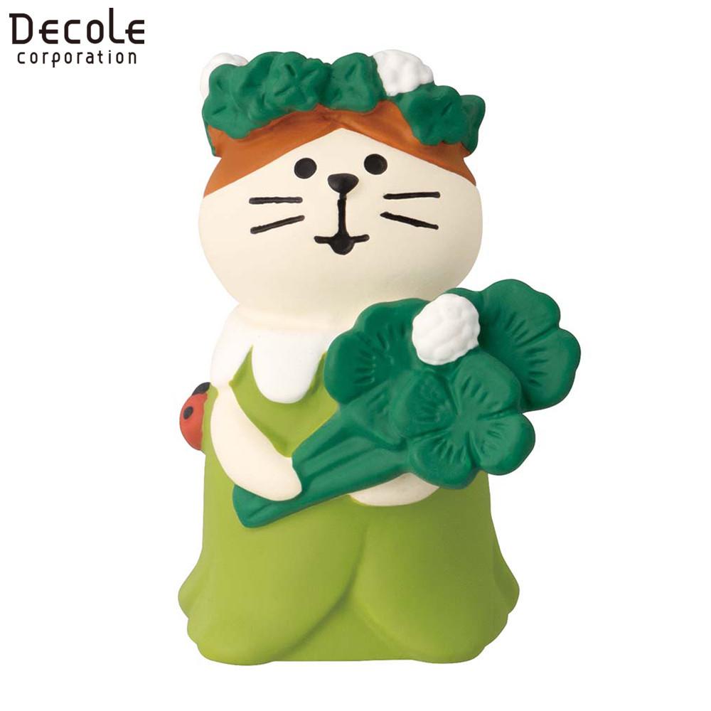 【代購】【DECOLE】concombre Hello Spring  花朵貓 四葉草