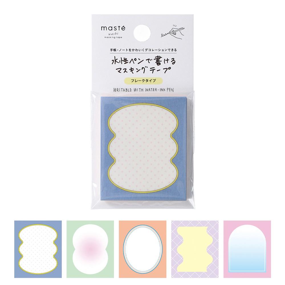 【代購】【日本Mark’s】水性筆可寫紙膠帶Flake片狀型 ‧ 形狀