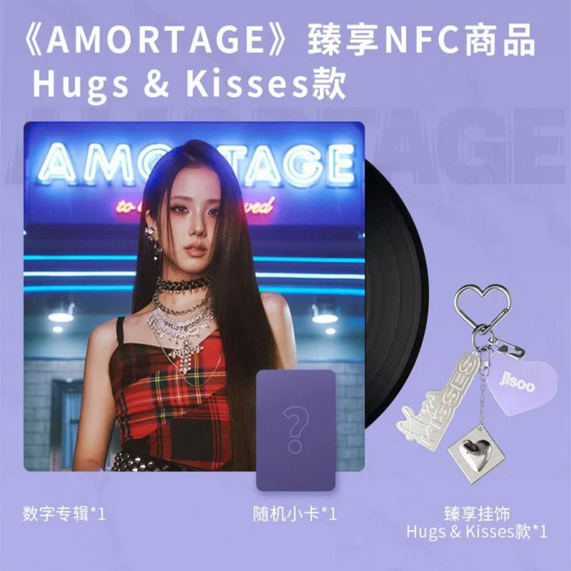 【代購】QQ通路小卡中文卡背 *NFC版* 金智秀 JISOO ( BLACKPINK )  AMORTAGE HUGS&KISS版(韓國進口版)