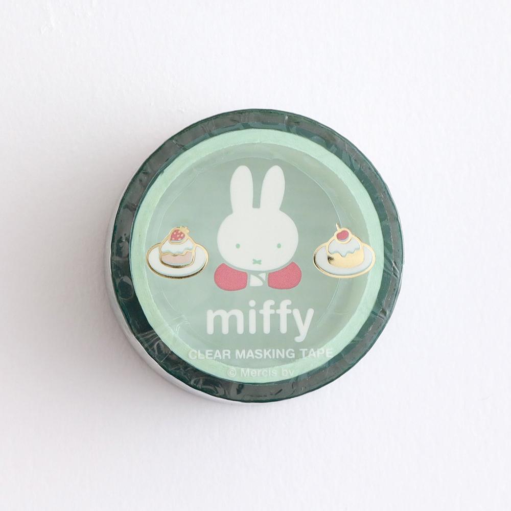 【代購】【日本Green Flash】Miffy米飛兔系列 金箔半透明裝飾膠帶 ‧ sweets