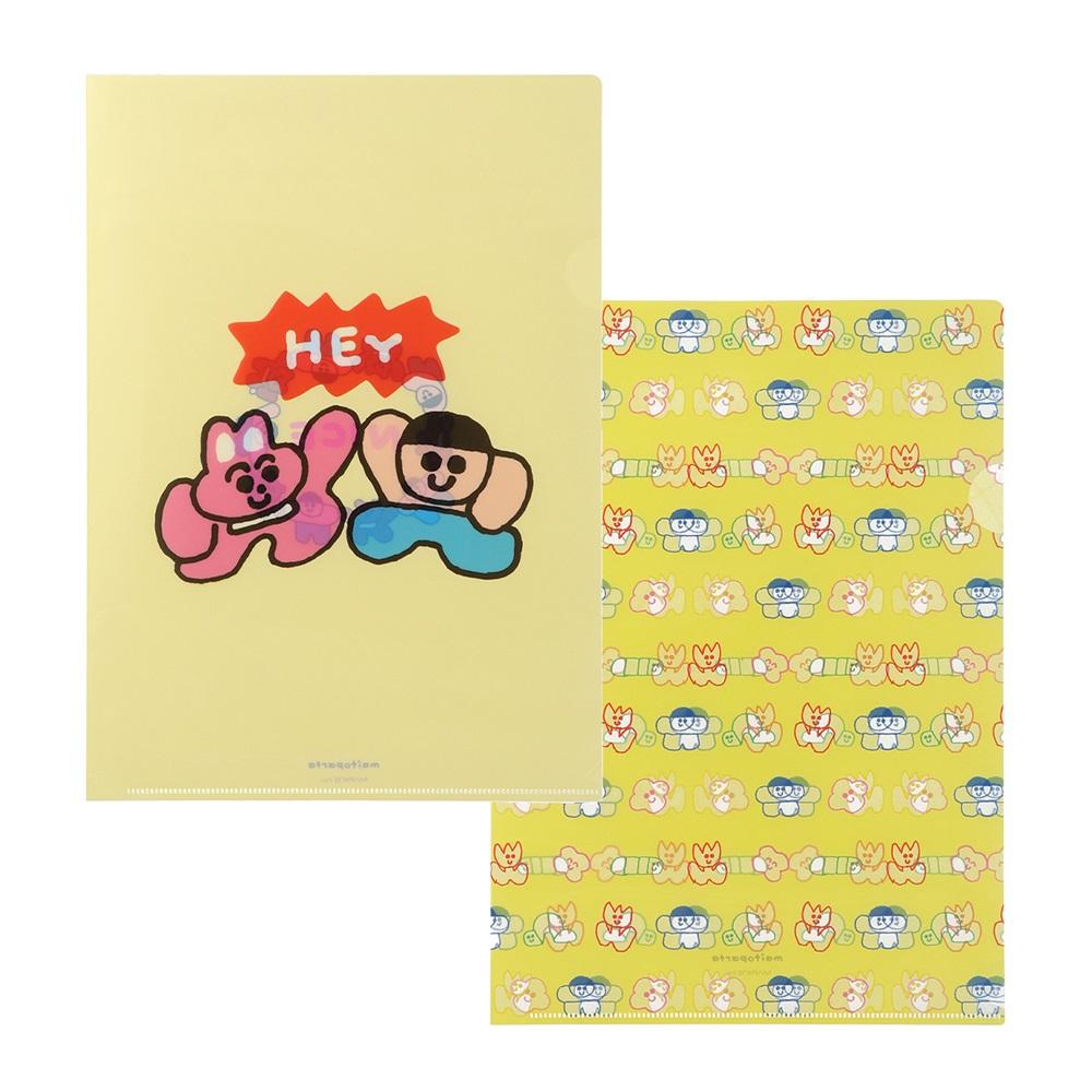 【代購】【日本Mark’s】maitoparta A4資料夾2入組 ‧ HEY