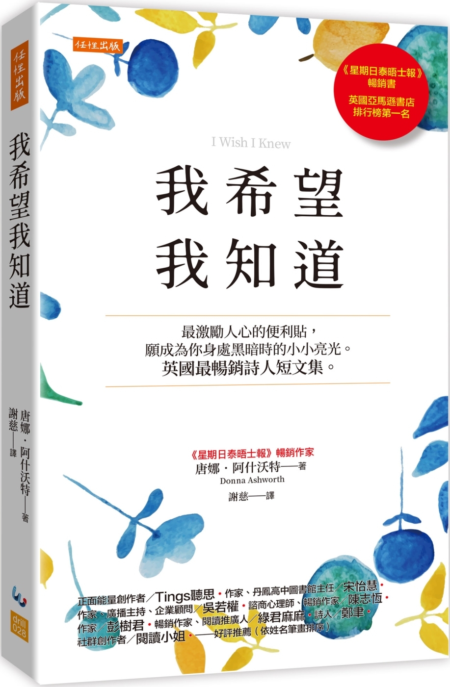 我希望我知道：最激勵人心的便利貼，願成為你身處黑暗時的小小亮光。英國最暢銷詩人短文集。