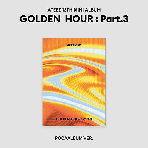 【代購】ATEEZ - 12TH MINI ALBUM GOLDEN HOUR : PART.3 POCA九版合購(韓國進口版)