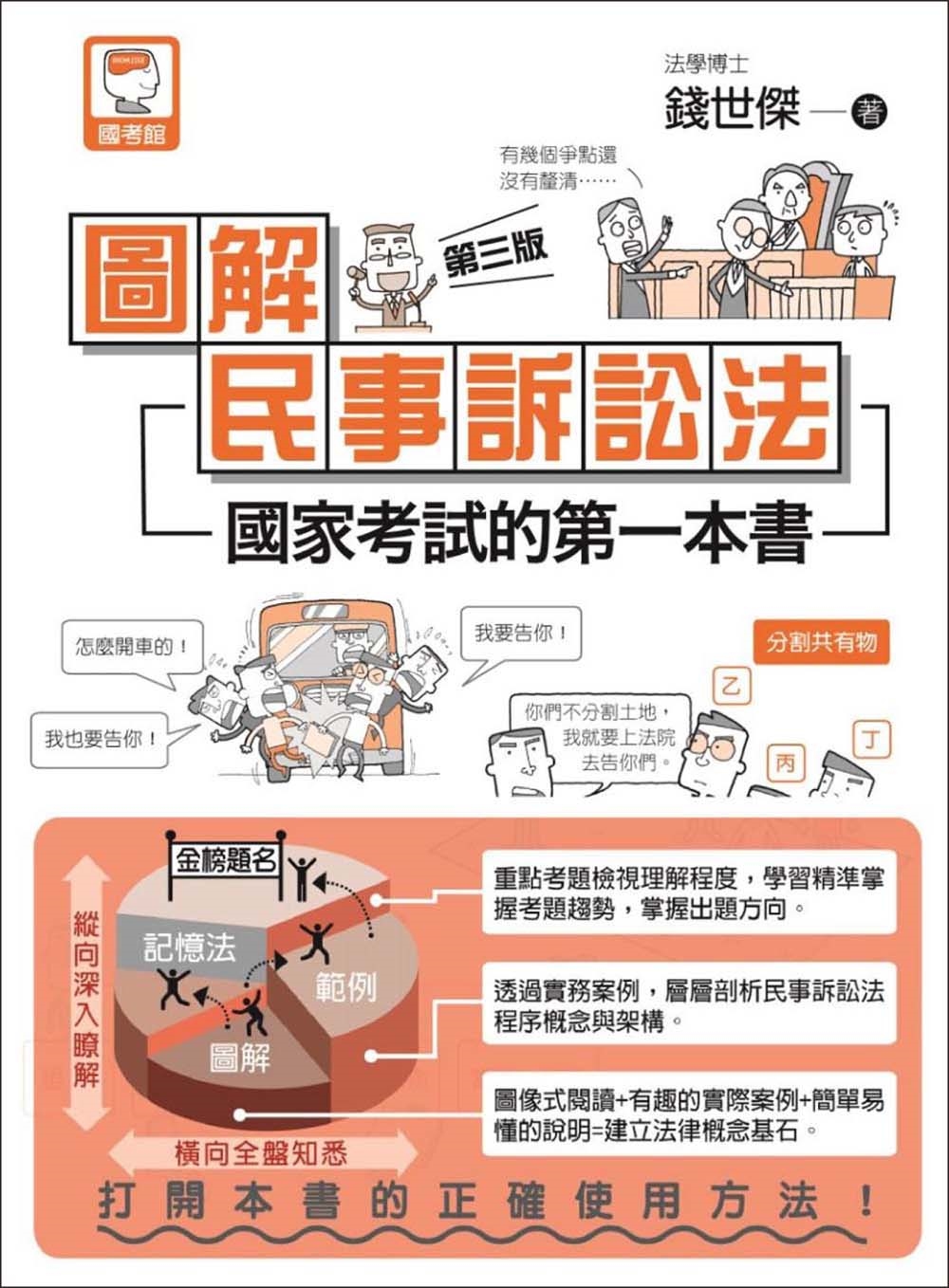 圖解民事訴訟法（第三版）：國家考試的第一本書