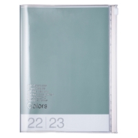 【代購】【Mark’s】2023 直式週記事收納手帳A5 ‧ 素彩-綠色