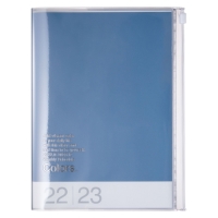 【代購】【Mark’s】2023 直式週記事收納手帳A5 ‧ 素彩-藍色